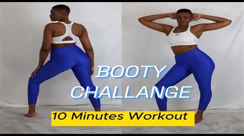 10 Min Workout To Grow Bubble Butt Intense Booty Challenge No Equipment At Home Youtube