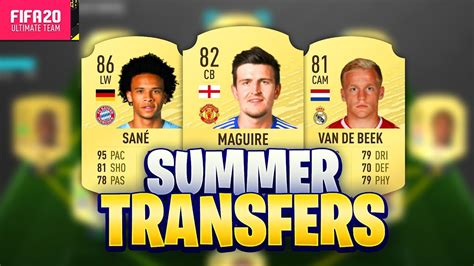 Fifa Summer Transfers Confirmed Deals Rumours W Maguire Sane