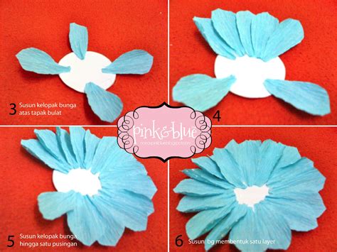 Pinkandblue Diy Bunga Telur Daisy Crepe Paper