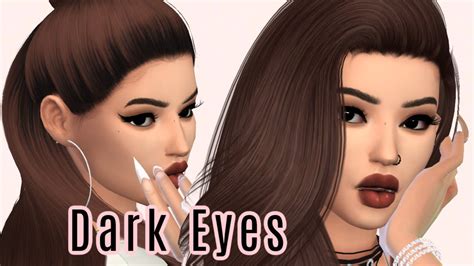 Dark Eyes Sims Cas Cc Links Youtube