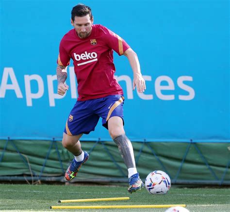 SEE: Messi back training with Barca after ending departure saga ...