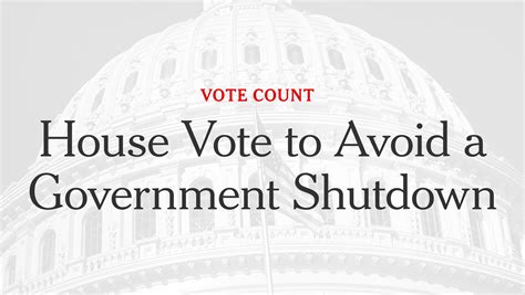 How Each House Member Voted On The Bills To Avoid A Government Shutdown