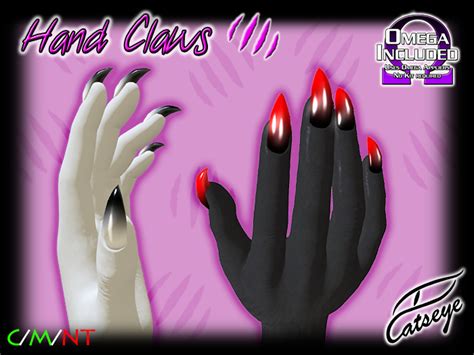 Second Life Marketplace Catseye Hand Claws Demo