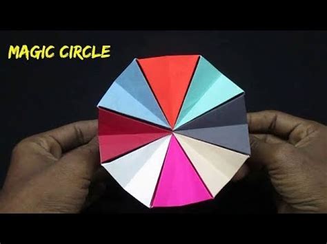 Diy Magic Circle How To Make An Origami Magic Circle Easy