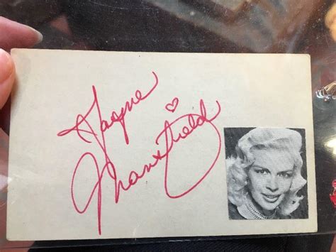 Jayne Mansfield Autograph | #1875699631