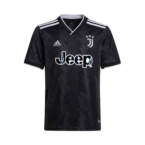 Maillot adidas Juventus FC Segunda Equipación 2022 2023 Niño Noir Blanc