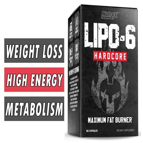 Lipo 6 Hardcore Nutrex Buy 2 For 20 EA