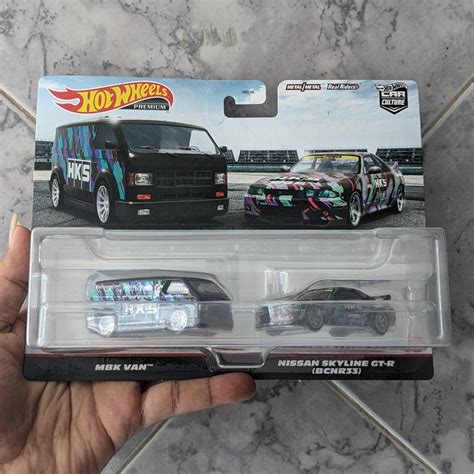 Jual Hot Wheels Premium Twin Pack 2 Pack Nissan Skyline GTR R33 MBK