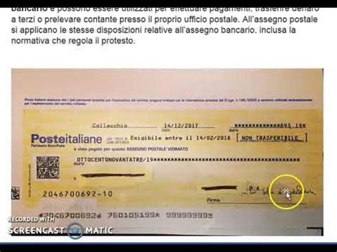 Come Versare Un Assegno Sul Libretto Postale Guida Completa