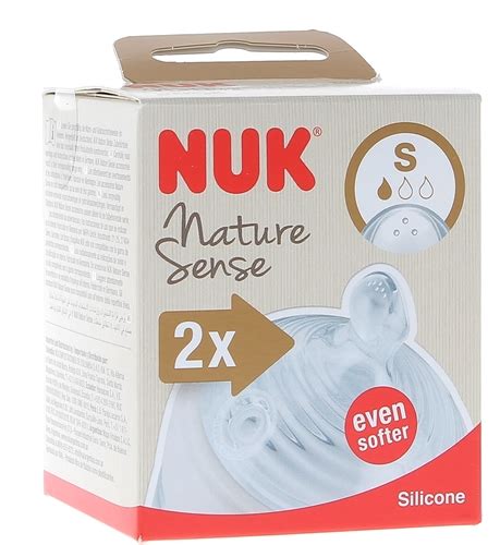 Nature Sense Tétines silicone NUK taille S M ou L tétines biberons