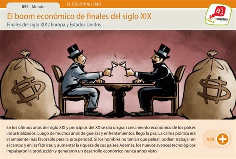 El boom económico de finales del siglo XIX