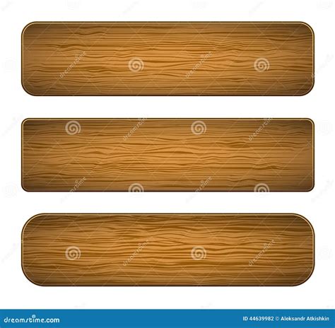 Vector Wood Planks Stock Vector Illustration Of Brown