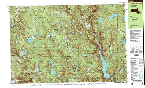 Tolland Center Topographic Map 1 25 000 Scale Massachusetts