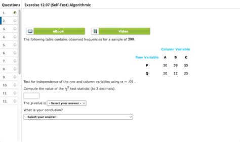 Solved The following table contains observed frequencies for | Chegg.com