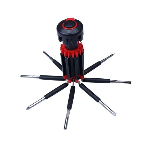 Free Shipping Newest Useful 8 In 1 Multi Portable Screwdriver With 6