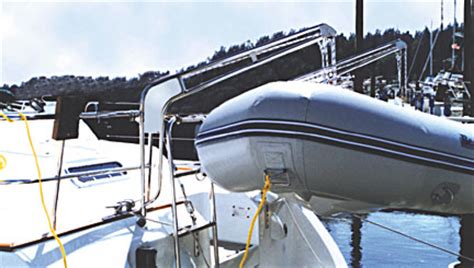 Lift up dinghy davit systems and dinghy davits for inflatable boat ...