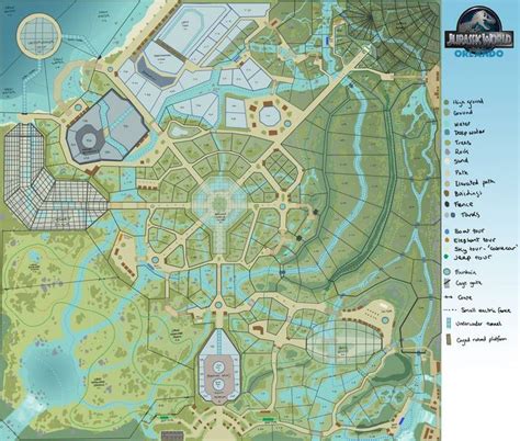 Jurassic World Orlando Map By Joshuadunlop On Deviantart Jurassic World Park Jurassic Park