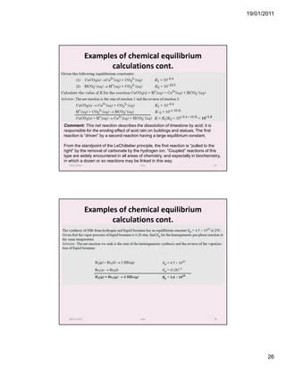 Chemical Equilibrium Pdf