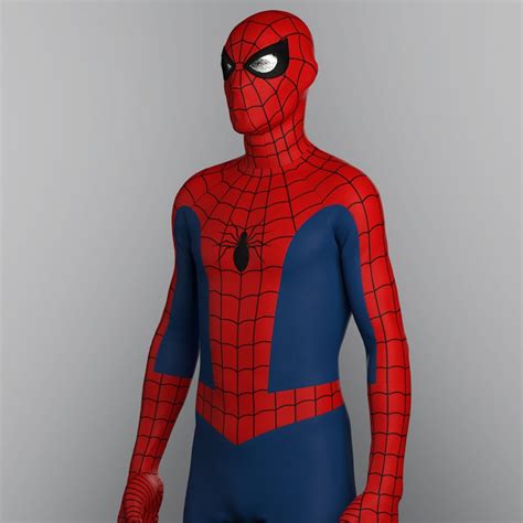 Spider Man Sewing Dye Sub Pattern Alex Ross Classic Suit Male Cosplay