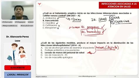 Preguntas Enam De Infecciones Asociadas A La AtenciÓn En Salud