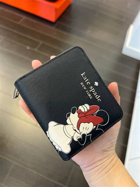 Pre Order Kate Spade X Disney Minnie Mouse Zip Around Wallet Umomasshop