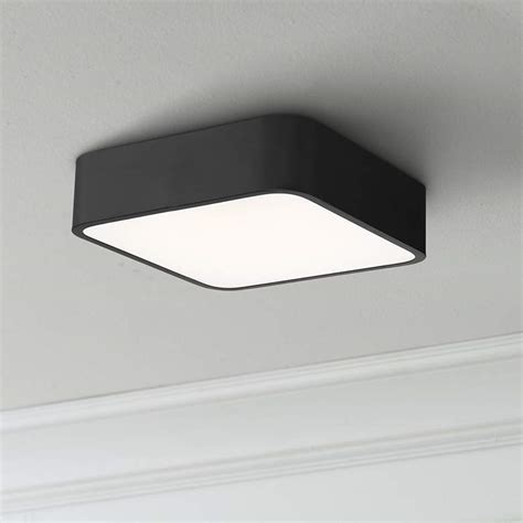 Granada 12 Wide Black Metal Square Led Ceiling Light 96w78 Lamps Plus