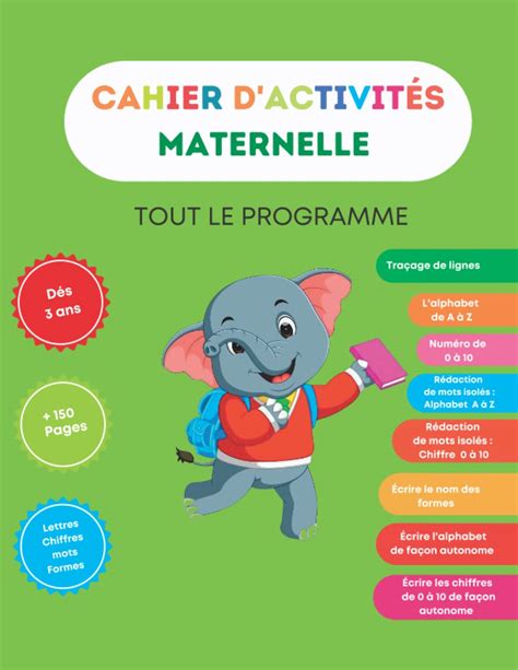 Buy Cahier d activités maternelle Apprenons à tracer des lignes des