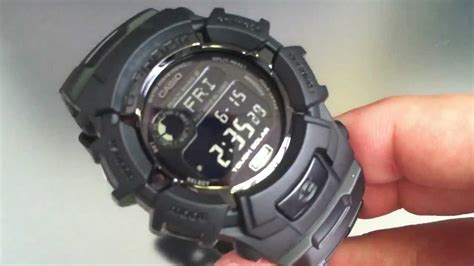 Casio G Shock Gw2310fb 1 Blackout Solar Atomic Watch Youtube