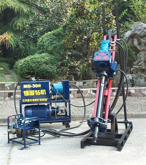 Rock Anchor Drilling Rig Hydraulic Drill Machine Depth M M Md