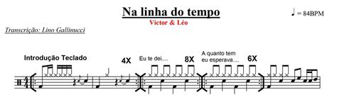 Na Linha Do Tempo Victor L O Batera Partituras