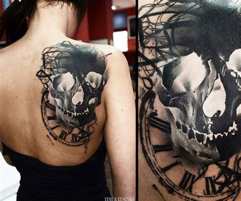 Abstract Skull Tattoo