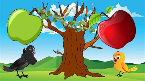 Greeb Chidiya Ka Apple Tree Tuni Chidiya Cartoon Hindi