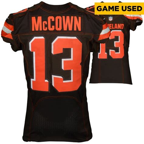 Cleveland Browns Josh McCown Fanatics Authentic Game-Used Brown #13 ...