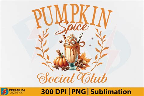 Pumpkin Spice PNG Fall Autumn Coquette Graphic By Premium Digital