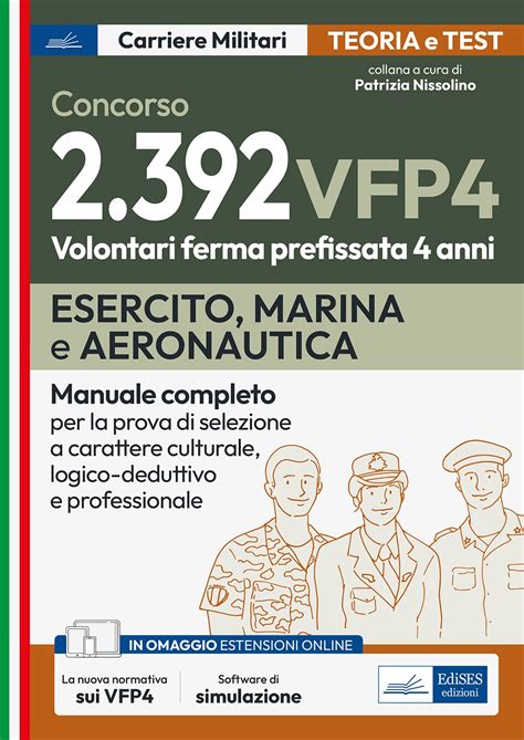 Concorso Vfp Esercito Marina E Aeronautica Manuale Di Teoria E Test