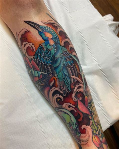 30 Pretty Kingfisher Tattoos You Must Try Style VP Page 30