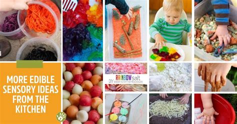 39 Edible Sensory Play Ideas for Little Kids - Hands On As We Grow®