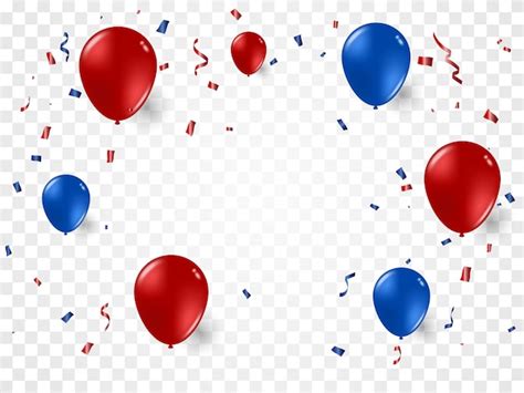 Premium Vector Celebration Event And Party Background With Red Blue