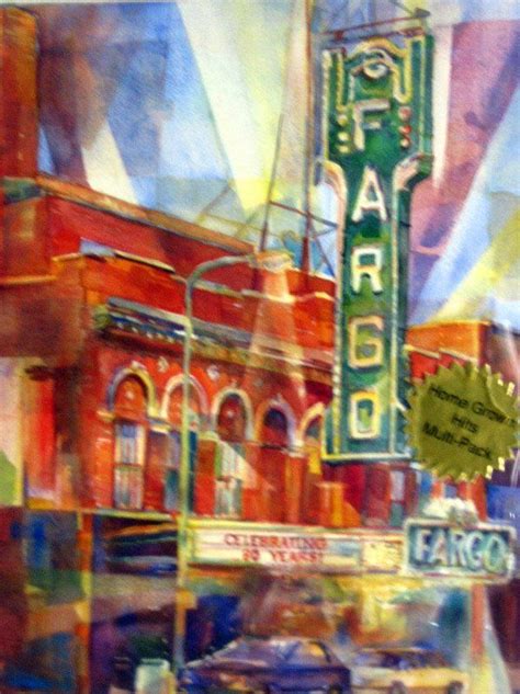 Downtown Fargo Multi Pack Eight Different Original Watercolor Print