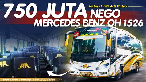 Harga 750 Juta Nego Mercedes Benz OH 1526 Body Original Jetbus 1 HD