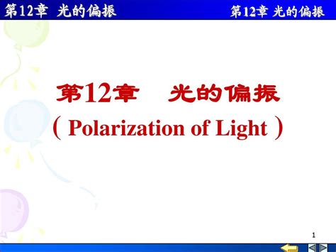 12 光的偏振word文档在线阅读与下载无忧文档