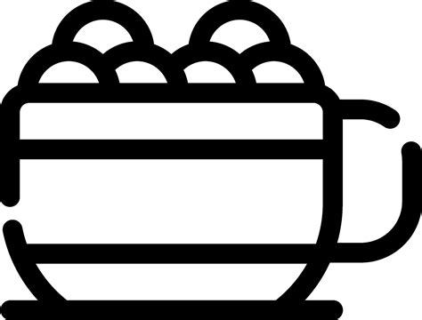 Hot Chocolate Creative Icons Design Vector Art At Vecteezy