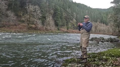 Jim S First Ever Steelhead Oregon Winter Steelhead Fishing Youtube