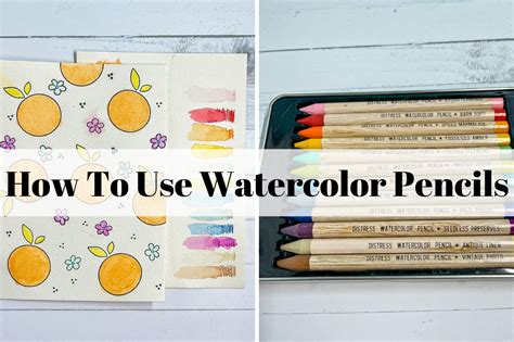 How To Use Watercolor Pencils Easy Techniques For Beginners