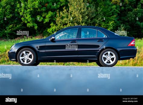 Mercedes Benz W203 C Class Kompressor Sedan Photo Session In An