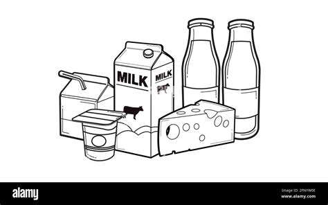 Temperamento Transazione Albany Milk Carton Clipart Black And White