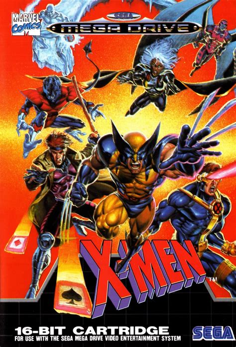 X Men Mega Drive Super Retro Mega Drive