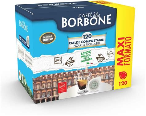 Caffe Borbone Confezione 120 Cialde ESE 44 Mm Miscela DECISA NERA