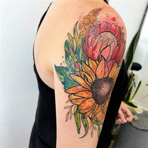 Beautiful Protea Tattoo Designs With Meaning Art And Design