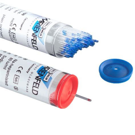 Capillary Tubes For Microhaematocrits Sodium Heparinized Ul